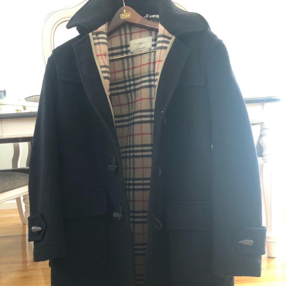 Men’s Burberry wool pea coat